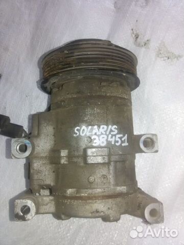 Компрессор кондиционера Solaris Rio 3 2010-2017