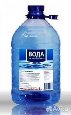 Вода дистиллированная гост 5л