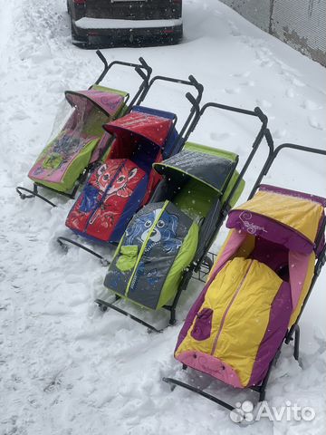 Санки-коляска Скользяшка