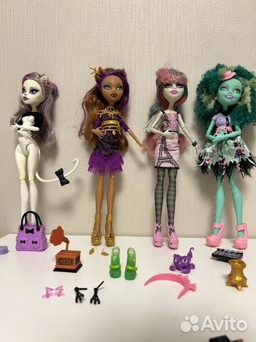 Куклы монстер хай рошель ханни клаудин катрин