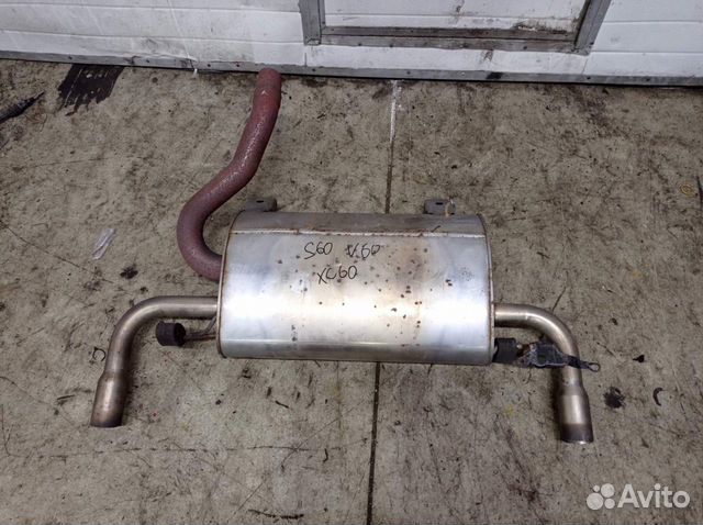 Volvo S60 V60 XC60 глушитель задний 31392384