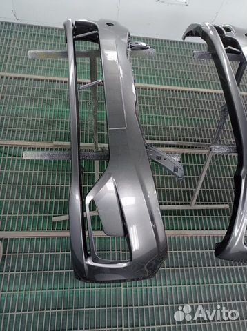 Бампер передний кио рио 11-15 мокрый асфальт