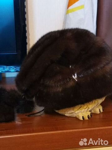 Шапка норковая женская 54-56