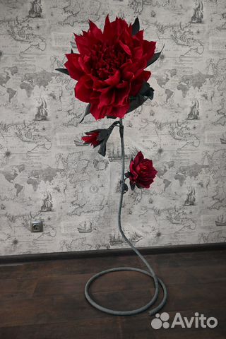 Ростовые цветы из бумаги