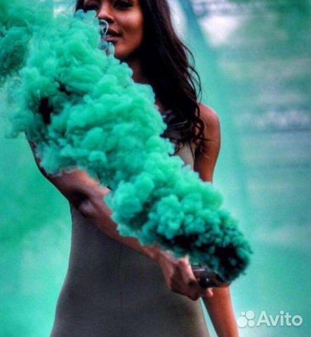 Цветной дым разные цвета