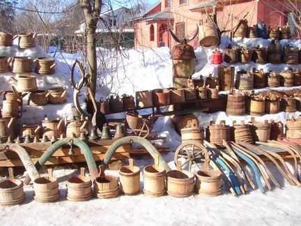 Подойник старинный деревянная кадка с носиком