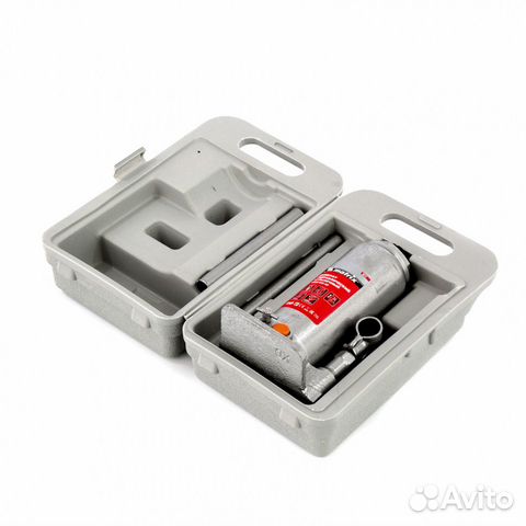 Домкрат бутылочный 6т 216-413мм Matrix кейс/50777