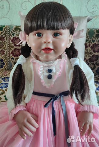 Кукла реборн 70 см новая интерактивная