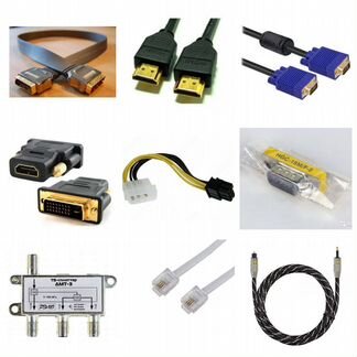 Аудио- и видео- кабели и переходники