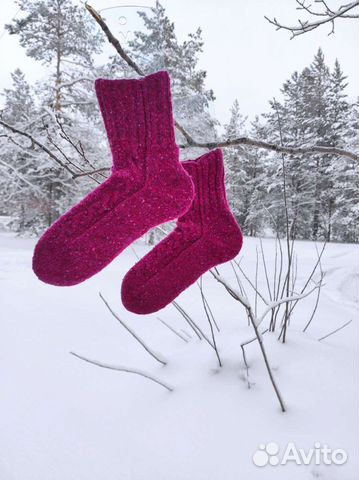 Шерстяные носки