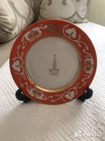 Тарелка «Золотой олень» Олимпиада-80