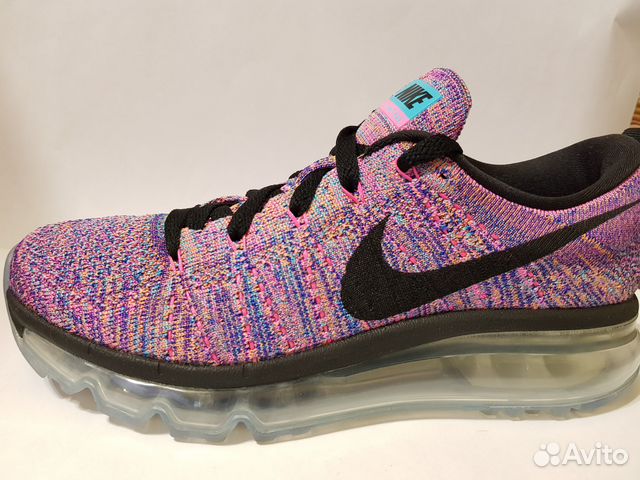Nike flyknit MAX us-6.5 женские