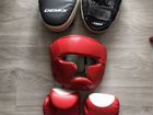Комплект защиты для бокса лапы, перчатки, шлем