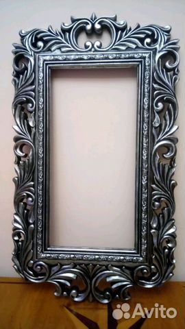 Резная рама для зеркала, ручная работа