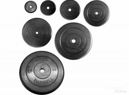 Блины для штанг и гантелей, новые