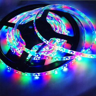 Светодиодная лента RGB, 5 метров (комплект)