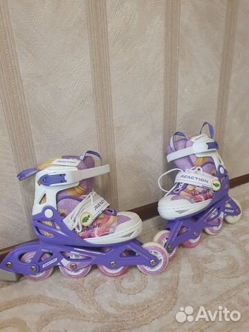 Роликовые коньки детские раздвижные