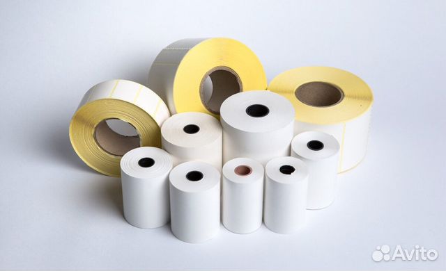 Чековая лента, термоэтикетка, расходные материалы