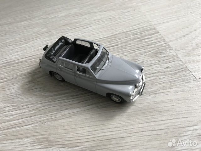 Модель автомобиля СССР 1/43 победа кабриолет