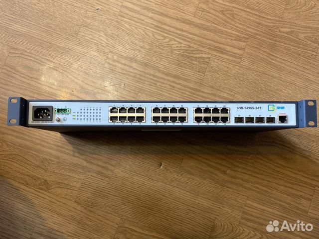 Коммутатор Snr s2965 24t купить в Екатеринбурге | Электроника | Авито