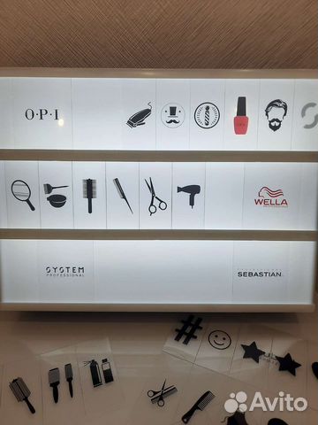 Световой короб для мастеров индустрии красоты