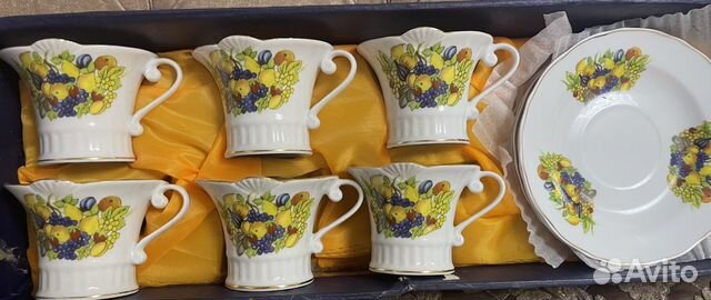 Кофейный набор фарфора