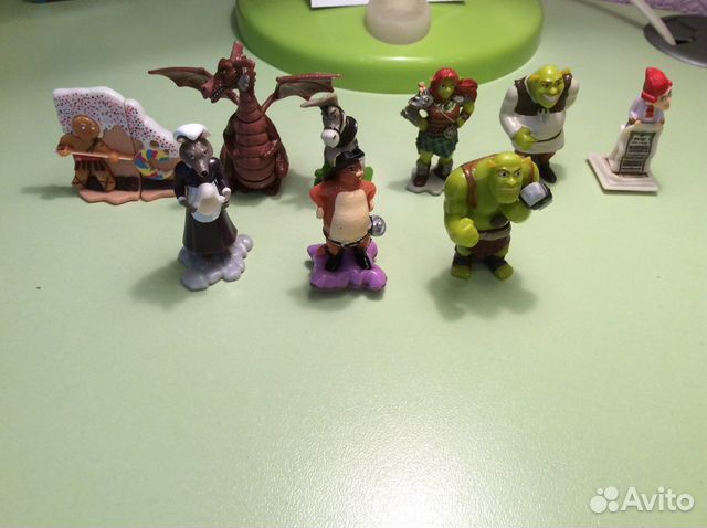 Киндер серии Шрек3,Шрек4,Мадагаскар