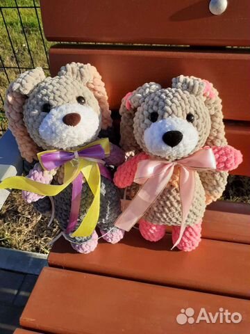 Игрушки из гипоаллергенной пряжи