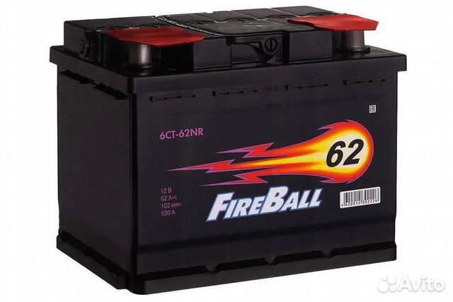 Аккумулятор автомобильный Fire Ball 62Ач о.п