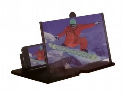 Подставка 3D увеличитель для смартфона набор