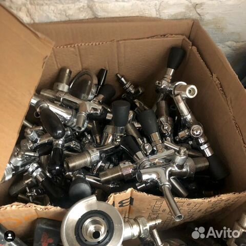 Кран пивной хром б/у