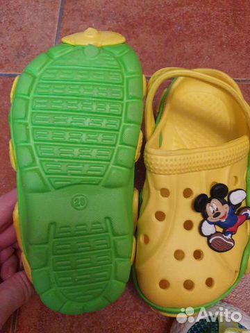 Шлепки резиновые 29р и 32-33 р кроксы