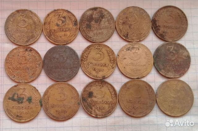 Лоты ранних советов без повторов