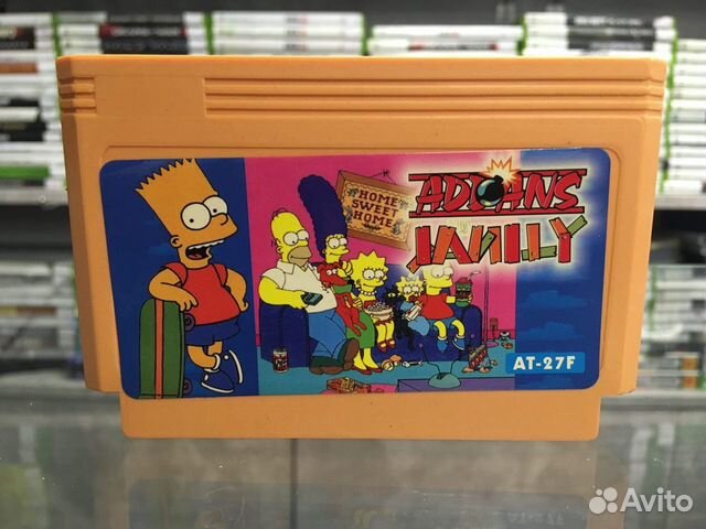 Картридж из 90х Dendy Simpsons арт 85