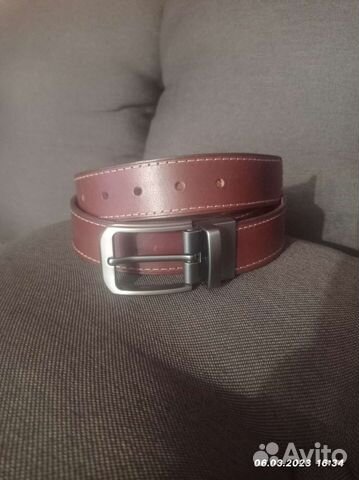 Ремень мужской кожаный