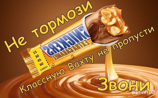 Вахта Москва Упаковщица / к Шоколадных батончиков