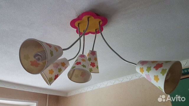 Люстра потолочная бу
