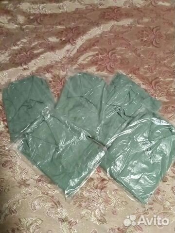 Рубашки олив длинный рукав р-р 42(52) /6, 43(54)