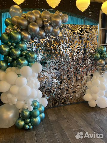 Фотозоны из пайеток