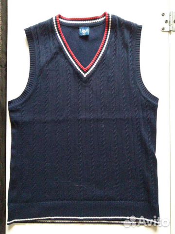 Жилетка для мальчика школьная 140