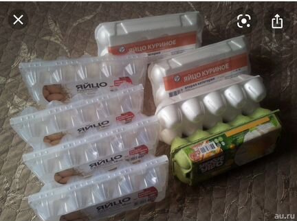 Ячейки для куриных яиц картонные и полистирол