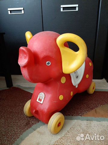 Детская каталка качалка слоник Pilsan