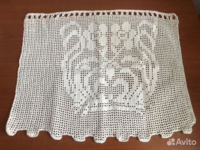 Занавеска вязаная Европа