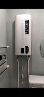 Установка водонагревателя накопительного/ проточно