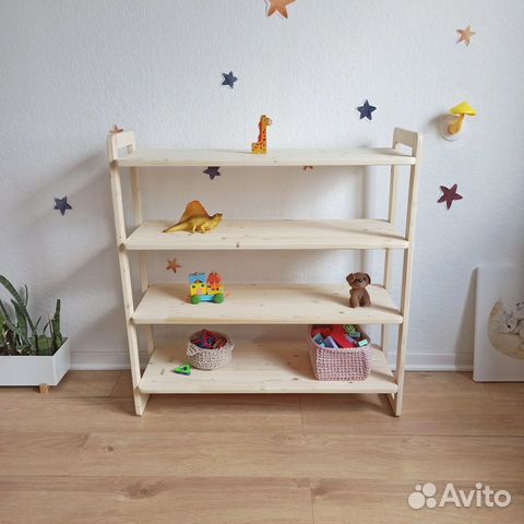 Стеллаж для игрушек и хранения Монтессори купить в Перми | Личные вещи ...