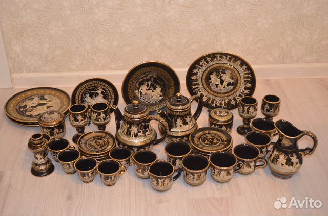 Греческий винтажный фарфор