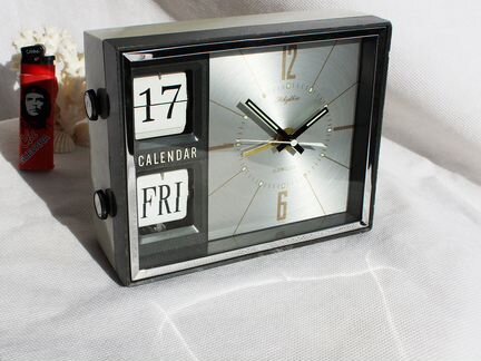 Настольные механические часы календарь буди Япония