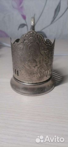 Подстаканник мельхиор (к звездам, спутник, кремль)