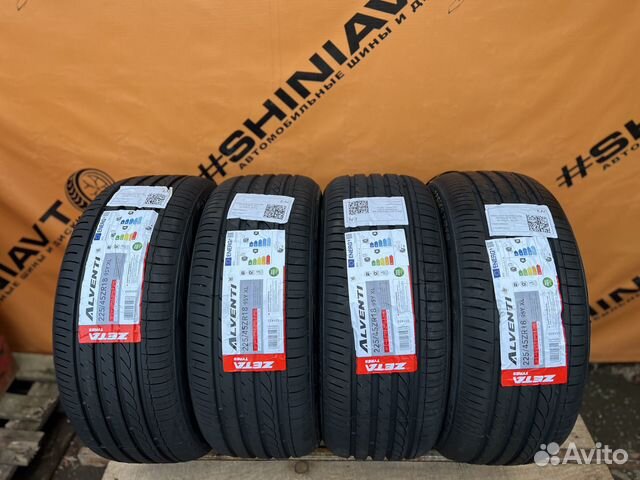 Zeta Alventi 225/45 R18 и 255/40 R18 95Y