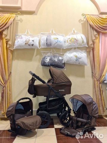 Коляска 3 в 1 Verdi Sonic Plus новая